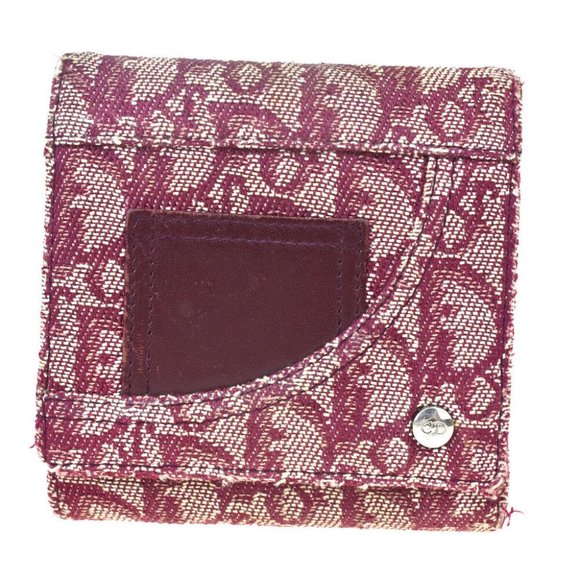 Dior Handbags - Dior Trotter Canvas,Leather Wallet (tri-fold) Bord